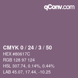 Color code: CMYK 0 / 24 / 3 / 50 | qconv.com