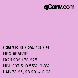 Color code: CMYK 0 / 24 / 3 / 9 | qconv.com