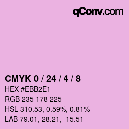 Color code: CMYK 0 / 24 / 4 / 8 | qconv.com