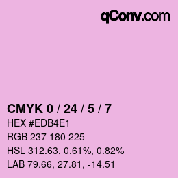 Color code: CMYK 0 / 24 / 5 / 7 | qconv.com