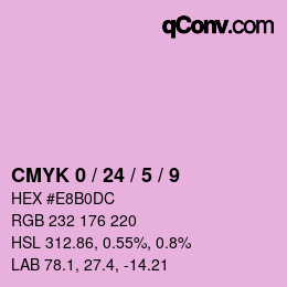 Color code: CMYK 0 / 24 / 5 / 9 | qconv.com