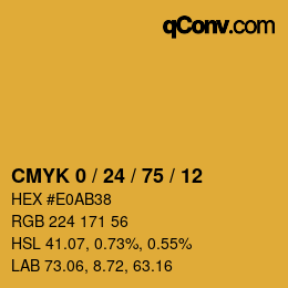 Color code: CMYK 0 / 24 / 75 / 12 | qconv.com