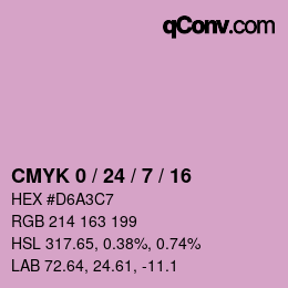 Color code: CMYK 0 / 24 / 7 / 16 | qconv.com