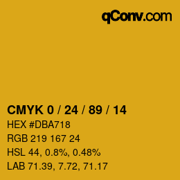 Color code: CMYK 0 / 24 / 89 / 14 | qconv.com