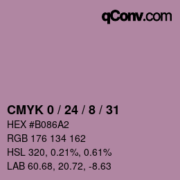 Color code: CMYK 0 / 24 / 8 / 31 | qconv.com
