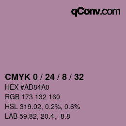 Color code: CMYK 0 / 24 / 8 / 32 | qconv.com