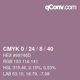 Color code: CMYK 0 / 24 / 8 / 40 | qconv.com