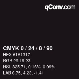 Color code: CMYK 0 / 24 / 8 / 90 | qconv.com