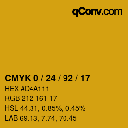 Color code: CMYK 0 / 24 / 92 / 17 | qconv.com