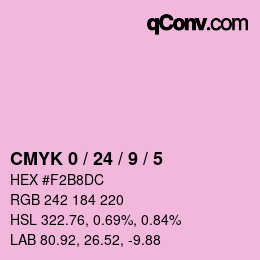 Color code: CMYK 0 / 24 / 9 / 5 | qconv.com