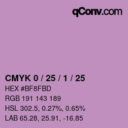 Color code: CMYK 0 / 25 / 1 / 25 | qconv.com