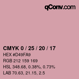 Color code: CMYK 0 / 25 / 20 / 17 | qconv.com