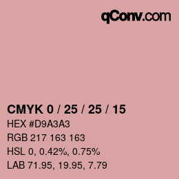 Color code: CMYK 0 / 25 / 25 / 15 | qconv.com