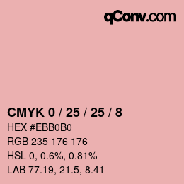 Color code: CMYK 0 / 25 / 25 / 8 | qconv.com