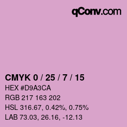 Color code: CMYK 0 / 25 / 7 / 15 | qconv.com