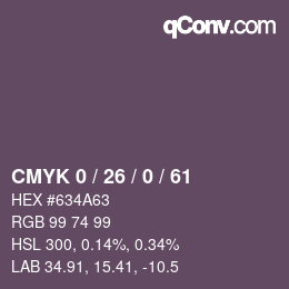 Color code: CMYK 0 / 26 / 0 / 61 | qconv.com