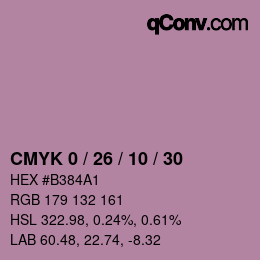 Color code: CMYK 0 / 26 / 10 / 30 | qconv.com