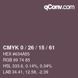 カラーコード: CMYK 0 / 26 / 15 / 61 | qconv.com