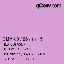 カラーコード: CMYK 0 / 26 / 1 / 15 | qconv.com