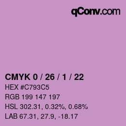 Color code: CMYK 0 / 26 / 1 / 22 | qconv.com