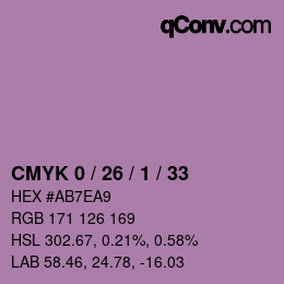 Color code: CMYK 0 / 26 / 1 / 33 | qconv.com