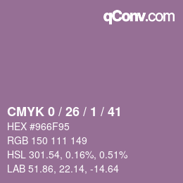 Color code: CMYK 0 / 26 / 1 / 41 | qconv.com