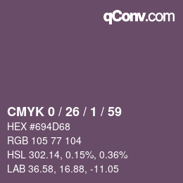 Code couleur: CMYK 0 / 26 / 1 / 59 | qconv.com