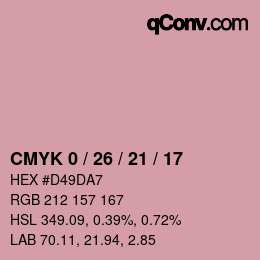 Color code: CMYK 0 / 26 / 21 / 17 | qconv.com