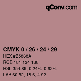 Color code: CMYK 0 / 26 / 24 / 29 | qconv.com