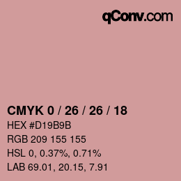 Color code: CMYK 0 / 26 / 26 / 18 | qconv.com