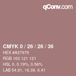 Color code: CMYK 0 / 26 / 26 / 36 | qconv.com