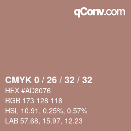 Color code: CMYK 0 / 26 / 32 / 32 | qconv.com