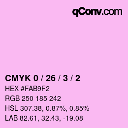 Color code: CMYK 0 / 26 / 3 / 2 | qconv.com