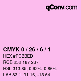 颜色代码: CMYK 0 / 26 / 6 / 1 | qconv.com