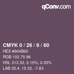 颜色代码: CMYK 0 / 26 / 6 / 60 | qconv.com
