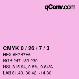 Color code: CMYK 0 / 26 / 7 / 3 | qconv.com