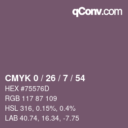 颜色代码: CMYK 0 / 26 / 7 / 54 | qconv.com