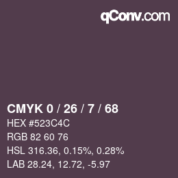 颜色代码: CMYK 0 / 26 / 7 / 68 | qconv.com