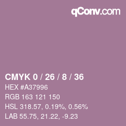 Color code: CMYK 0 / 26 / 8 / 36 | qconv.com