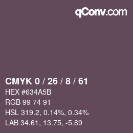 カラーコード: CMYK 0 / 26 / 8 / 61 | qconv.com