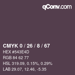 Color code: CMYK 0 / 26 / 8 / 67 | qconv.com