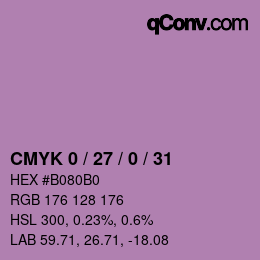 Código de color: CMYK 0 / 27 / 0 / 31 | qconv.com