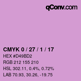 Color code: CMYK 0 / 27 / 1 / 17 | qconv.com