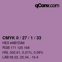 Color code: CMYK 0 / 27 / 1 / 33 | qconv.com