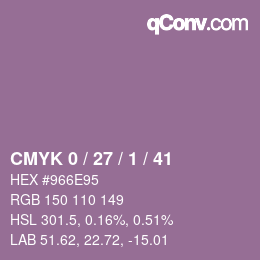 Color code: CMYK 0 / 27 / 1 / 41 | qconv.com