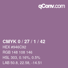 颜色代码: CMYK 0 / 27 / 1 / 42 | qconv.com