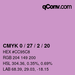 Código de color: CMYK 0 / 27 / 2 / 20 | qconv.com