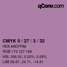 Color code: CMYK 0 / 27 / 3 / 32 | qconv.com