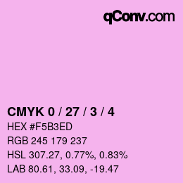 Color code: CMYK 0 / 27 / 3 / 4 | qconv.com