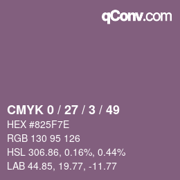 Color code: CMYK 0 / 27 / 3 / 49 | qconv.com